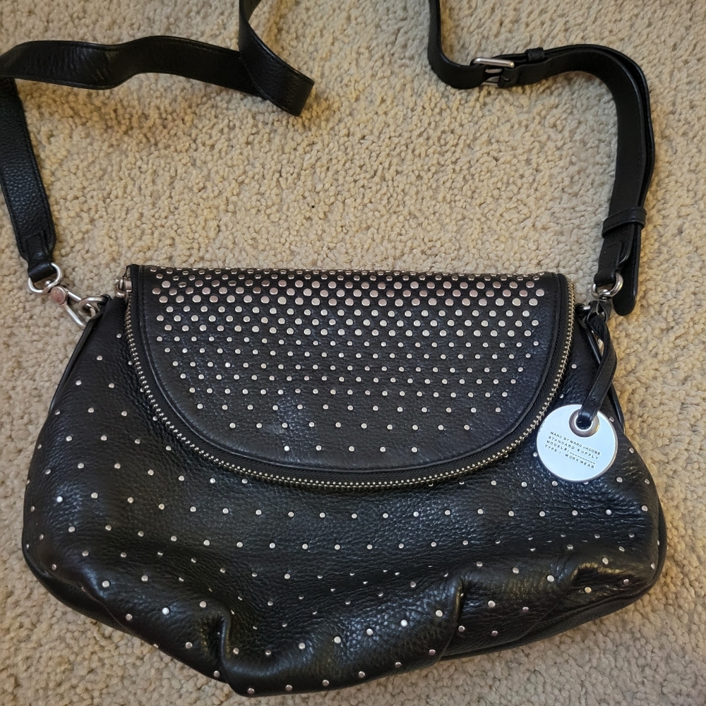 Marc by marc Jacobs black studded crossbody bag